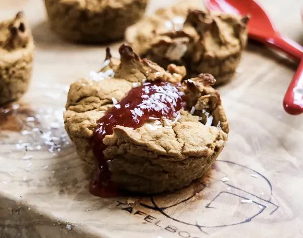 Vegan eiwitrijke pompoenmuffins